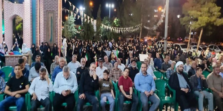 حماسه آفرینی خاورشهریها در نود و یکمین شب مقاومت و خونخواهی امام شهید