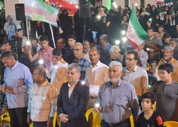 اجتماع باشکوه مردم انقلابی آبدان در تجمعات اقتدار و مقاومت + عکس