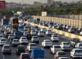 ترافیک سنگین در آزادراه‌های تهران-کرج و قم-تهران